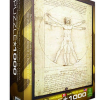 Puzzle Eurographics - Leonardo da Vinci. El Hombre de Vitrubio 1000 piezas-Puzzle-Eurographics-Doctor Panush