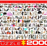 Puzzle Eurographics El Mundo de los Gatos. 2000 piezas
