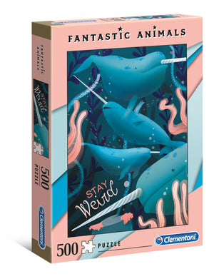 Puzzle Clementoni Narwhal - 500 piezas - Fantastic Animals-Doctor Panush