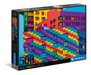Puzzle Clementoni Squares - 500 piezas - ColorBoom-Doctor Panush