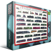 Puzzle Eurographics - Steam locomotives. 1000 piezas-Puzzle-Eurographics-Doctor Panush