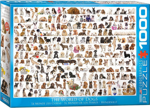Puzzle Eurographics El Mundo de los Perros. 1000 piezas-Puzzle-Eurographics-Doctor Panush