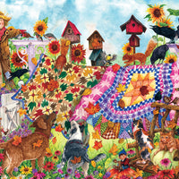 Puzzle SunsOut - Wendy Edelson - Autumn Garden Quilts. 1000 piezas-Puzzle-SunsOut-Doctor Panush
