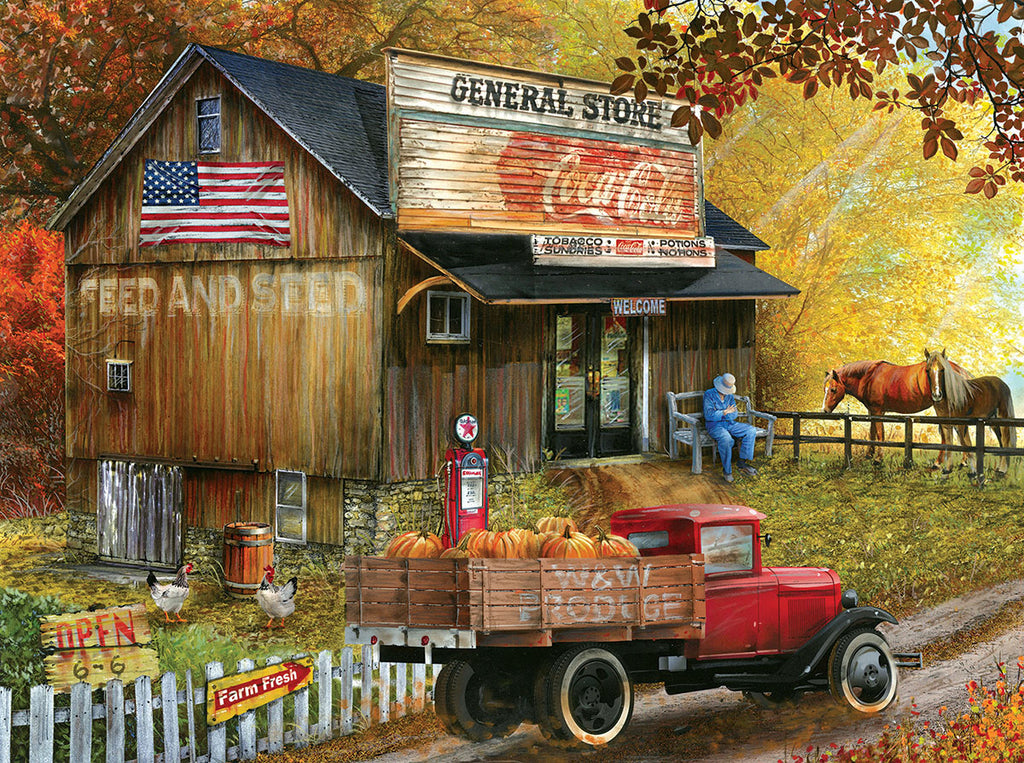 Puzzle SunsOut - Seed and Feed General Store. 300 piezas XXL-SunsOut-Doctor Panush