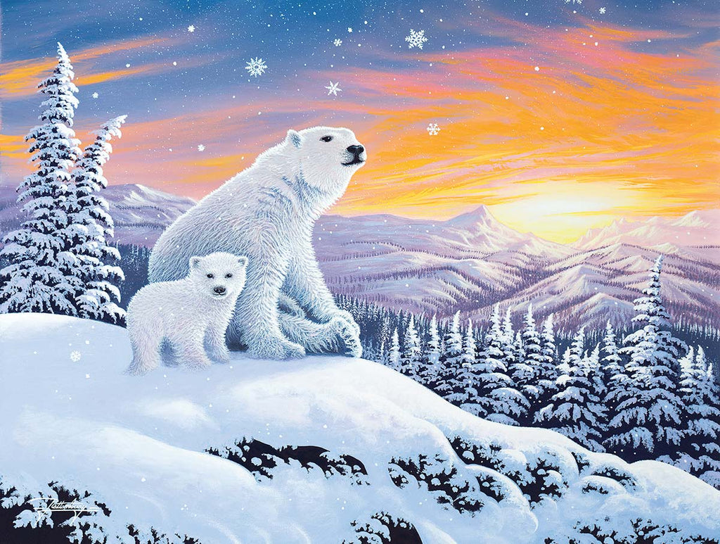 Puzzle SunsOut - The Snow Bears. 300 piezas XXL-SunsOut-Doctor Panush